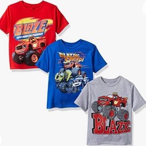 Nickelodeon Blaze and The Monster Machines TShirt size 5/6. Set of 3.